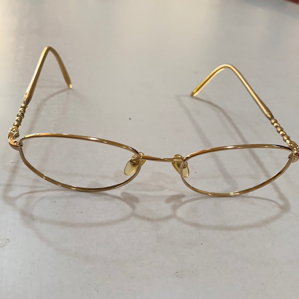 Christian Dior glasses goldtone frame only Austria